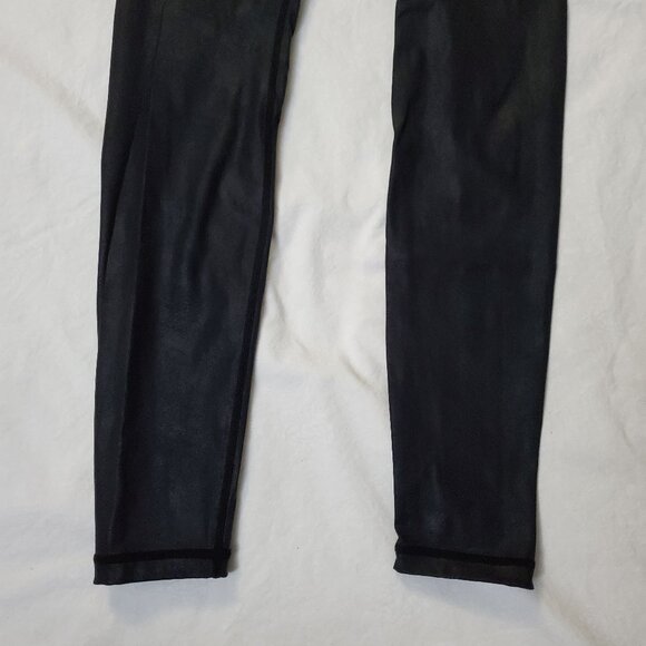 Colorfulkoala Essential Matte Faux Leather Leggings *27" - Black - Size Small - Picture 6 of 16